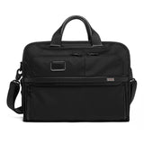 TUMI - Alpha Organizer Portfolio Brief - Business Briefcase - Briefcase Organizer Bag with Multiple Pockets - TUMI Tracer - Black