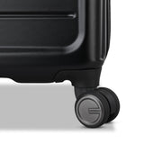 American Tourister Fathead Large Checked Luggage - Customize with Favorite Sports or Character Decal - Durable ABS Hardshell with 1.5" Expansion - 360° Spinner Wheels - RightHeight™ Handle - Black