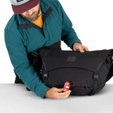 Osprey Metron 18L Commuter Bike Messenger Bag, Black