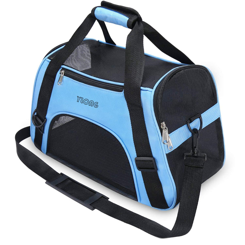 YLONG Airline Approved Pet Carrier,Soft-Sided Pet Travel Carrier for Cats Dogs Puppy Comfort Portable Foldable Pet Bag