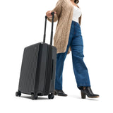 NOMATIC METHOD Roller Luggage: METHOD Carry-On Luggage Perfect for 3-5 Day Trips, Hard Case Luggage for Men and Women (Black)