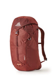 Gregory Arrio 24L Unisex Day Hiking Backpack with Ventilated Backpanel and Built-in Hydration Attachment (Reservoir Not Included), One Size Fits All, Brick Red