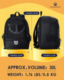 Basketball Bag Backpack for Men Women with Ball & Shoes Compartment 30L Capacity Lightweight Breathable Boys Girls Soccer Ball Bag Backpack Fit Volleyball Football Sports Travel School Gym Black