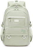 CAMTOP Laptop Backpack 15.6 Inch College Middle School Teen Girls BookBag Travel Backpacks Casual Daypacks (17 Inch, Sage Green)