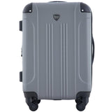 Travelers Club Chicago Hardside Expandable Spinner Luggage, Charcoal, 22