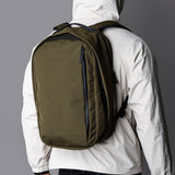 ALPAKA Metro Backpack Pro for Men - Fits 16" Laptop Business Travel Backpack with YKK Zippers, MOD Key Leash,Axoflux 600D (Army Green)