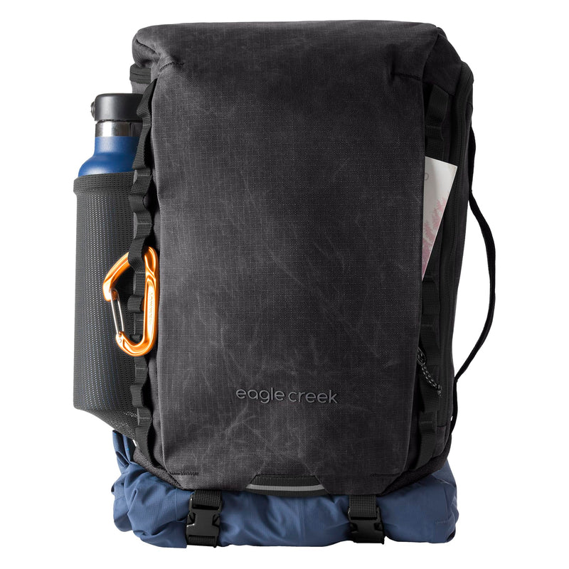 eagle creek Explore Sling Pack - Compact Crossbody Sling Bag With Cushioned Back Panel, Reinforced Side Grab Handle & Stretchy Mesh Side Pockets - Travel Accessories - Black