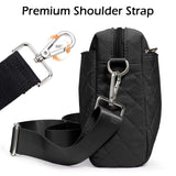 KALIDI Small Women's Crossbody Handbags Quilted Crossbody Bags for Women Ladies Lightweight Puffer Shoulder Purse with Wide Strap