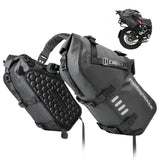 Rhinowalk Motorcycle Saddlebags 28L(14L*2) Waterproof Motorbike Side Bags, Travel Luggage Panniers with Shoulder Strap for Adventure & Sport Motorcycle Racks, 1 Pair