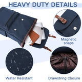 VASCHY Backpack for Men, Water Resistant High School Backpack Travel Carry-on Anti-theft Casual Daypack for Work Business Hiking Navy