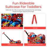 Bioworld Spider-Man All-Over Print 18" Ride-On Luggage