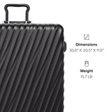 TUMI 19 Degree Frame Extended Trip 4 Wheel Packing Case - Lightweight Suitcase - Hard Shell Luggage - 30.0" X 20.5" X 11.0" - Black Texture