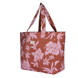 Roxy Cotton Tote Bag | Everyday Carry | Beach | Travel | Vacation | Reusable | Lightweight, Anti Bad Vibes - Ditsy Orchid