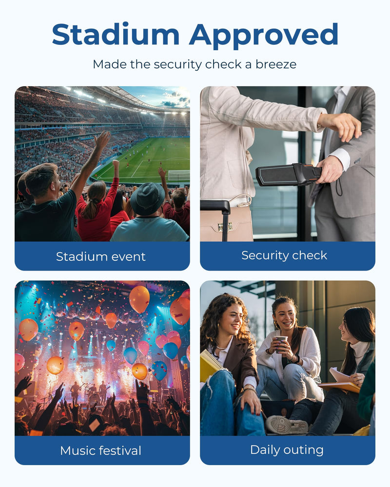 BAGSMART Clear Bag for Stadium Events 12 x 6 x12, Clear Crossbody Bag Tote for Women with Two Ways to Install the Adjustable Strap for Travel, Festival