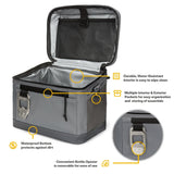 RTIC 8 Can Everyday Cooler, Soft Sided Portable Insulated Cooling for Lunch, Beach, Drink, Beverage, Travel, Camping, Picnic, for Men and Women, Smoke
