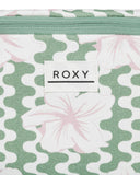 Roxy Women's Sling Bag | Crochet | Woven | Fanny Pack | Waist Bag | Travel | Beach | Vacation | Natural, Vanilla Smoothie - Basil Party Waves