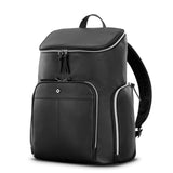 Samsonite Mobile Solution 2 Leather Deluxe Backpack - Black
