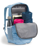 The North Face Women's Jester Everyday Laptop Backpack - Commuter Travel Bag, Laptop Sleeve, Water-Repellent, Steel Blue, One Size