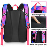 MATEIN Basketball Bag, Sturdy Soccer Bag with Ball Holder & Shoe Compartment, Large Basketball Backpack for Training Equipment, Water Resistant Sports Ball Backpack Fits Volleyball Football, Colorful