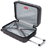 Wrangler 22" Hardside Spinner Carry-On Luggage, Charcoal