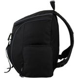 FUEL Oversized Wide Mouth Backpack with Multiple Compartments, Large Storage for Hiking, Work, Classroom, and Traveling - Grey Trim