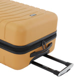 Wrangler Tahoe 3 Piece Spinner Luggage Set, Amber Gold