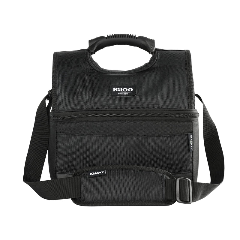 Igloo Black Evergreen 16 Can Softsided Gripper Bag