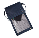 Christmas Gift | ANTONIO VALERIA Albert Blue Oily Wash Leather Messenger Bag for Men