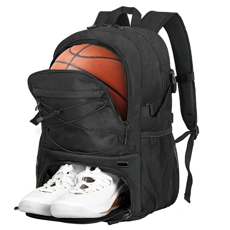 Goloni Basketball Bag,Large Sports Bag with with Separate Ball & Shoe Compartments,Gym Bag for Basketball,Soccer,Volleyball