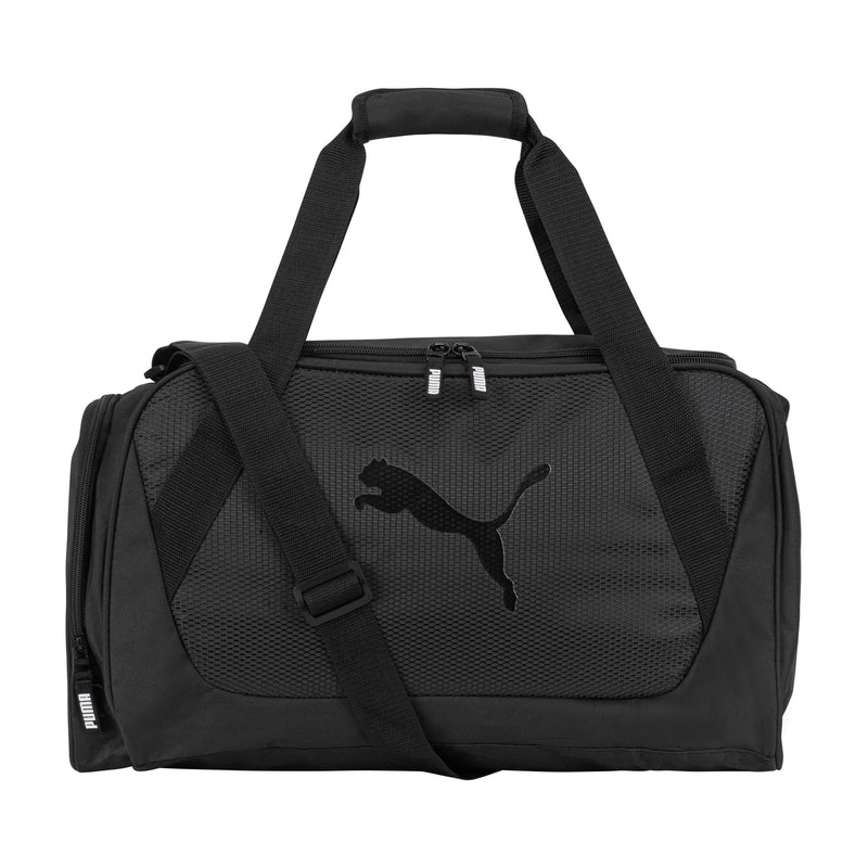 PUMA unisex adult Evercat Form Factor Duffel Bags, Black Heather, One-Size US