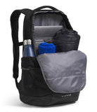 The North Face Lichen Daypack - Everyday Commuter Backpack, Laptop Sleeve, Water Bottle Pockets, Center Front Pouch, TNF Black/TNF White, One Size