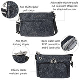 Baggallini Securtex® Anti-theft Memento Crossbody Bag - Lightweight 9.75"x7" Travel Purse