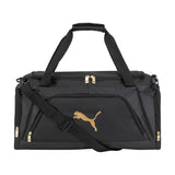 PUMA Accelerator Duffel Bag, Black/Gold, OS
