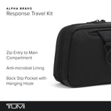 TUMI - Alpha Bravo Response Travel Kit - Men's Travel Organizer - Hanging Toiletry Bag - 6.3" X 9.5" X 3.5" - Black