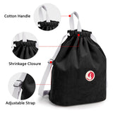 KALIDI Drawstring Backpack Corduroy Gym Hiking Casual College String Cinch Bag Water Resistant Large for Women Men