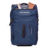 Eddie Bauer Traverse Luggage | Roller Wheels | Telescoping Handle | Travel | Vacation | Ripstop Nylon - Medium Indigo, 22"