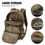 Mardingtop Small Tactical Molle Backpack - 25L Hiking Backpack for Backpacking, Cycling and Biking