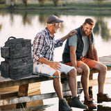 MATEIN Fishing Backpack, Water Resistant Tackle Storage Bag with Rod Holders & Cooler, Fishing Gifts for Men