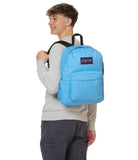 JanSport SuperBreak Plus Backpack with Padded 15-inch Laptop Sleeve and Integrated Bottle Pocket - Spacious and Durable Daypack for Work and Travel - Electric Azul