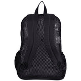 Eastsport Mesh Beach Backpack Lightweight See Through for Travel, College, Swim, Gym Bag, Black