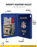 Peanuts Snoopy Passport Cover Official License, Cute Passport Holder for Travel With Woodstock, Snoopy Gifts