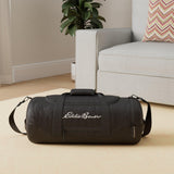 Eddie Bauer Stowaway Packable Duffel Bag | Travel | Foldable | Lightweight | Durable | Ripstop Polyester, 45L, Onyx