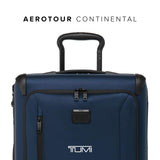TUMI - Aerotour 4 Wheel Expandable Luggage - Men's and Women's Lightweight Business and Leisure Travel Suitcase - 21.75" Continental Expandable Carry-On, Navy