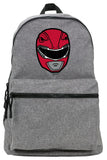 LOGOVISION Power Rangers Red Ranger Helmet Lightweight Backpack for Work School Daily Use Packable for Travel