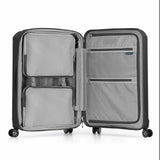Traveler's Choice Pagosa Hardshell Expandable Luggage with Spinner Wheels, Black, 26-Inch Medium