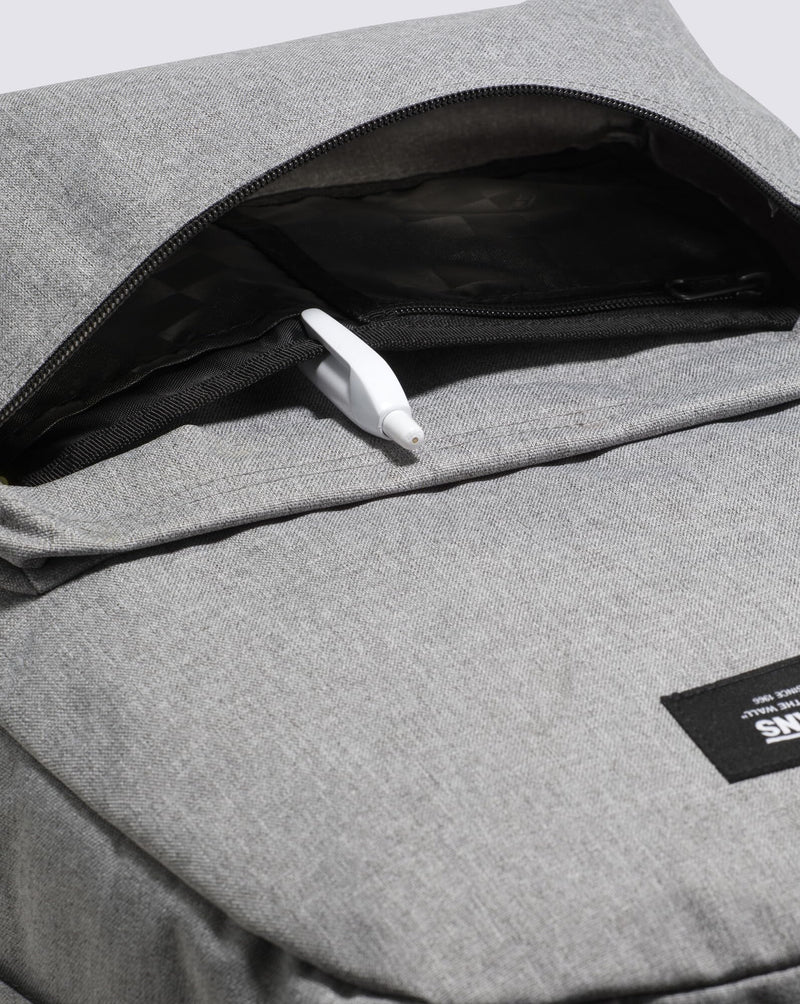 Vans Old Skool Backpack | Unisex Everyday Laptop Bag, Two Compartment Design, 15" Computer Sleeve,Heather Suiting,One Size