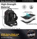 Miramrax Tactical Backpack Military Army Daypack - Assault Pack for Men Molle Backpacks Bug Out Bag 3 Day Pack for Hiking Camping Travel Hunting Rucksack Trekking Black