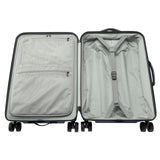 Eagle Creek Tarmac 4-Wheel 26" Luggage - Durable Rolling Suitcase for Secure Storage - Smooth Spinning Wheels - Telescoping Handle - Locking Zippers - Front Quick-Access Pocket - Blue Jay