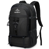 SEMSTY Hiking Backpack, 30L/40L/50L Expandable Hiking Backpack for Men and Women, Travel Backpack Flight Approved