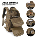 Mardingtop 30L Molle Military Backpack, Tactical Backpack for Men, Cordura Backpack for Hiking,Camping,Trekking